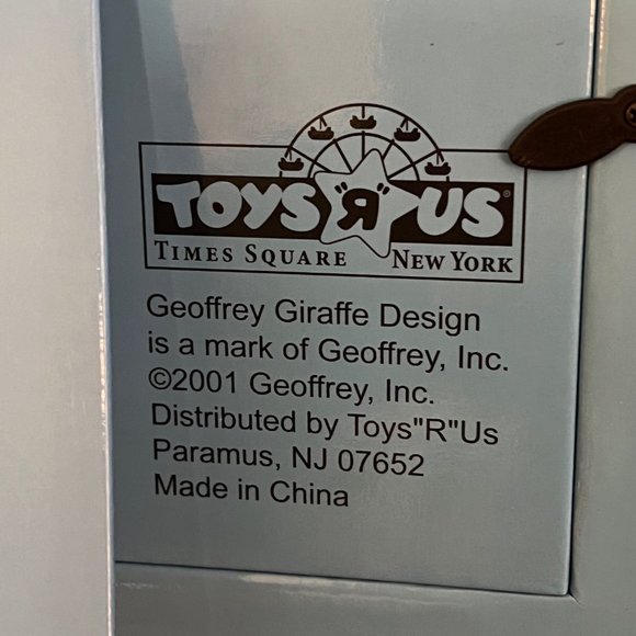 Vintage 2001 Toys “R” Us New York Times Square Geoffrey 5” x 7” Picture Frame - Picture 9 of 12